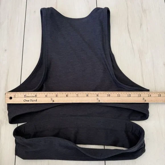 Outdoor Voices Womens S Slashback Longline Cut Out Sports Bra Crop Top Racerback - Picture 6 of 8